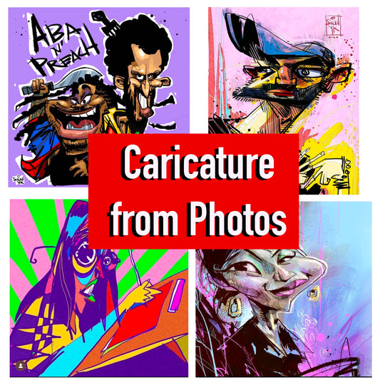 Caricatures from Photos (single person)